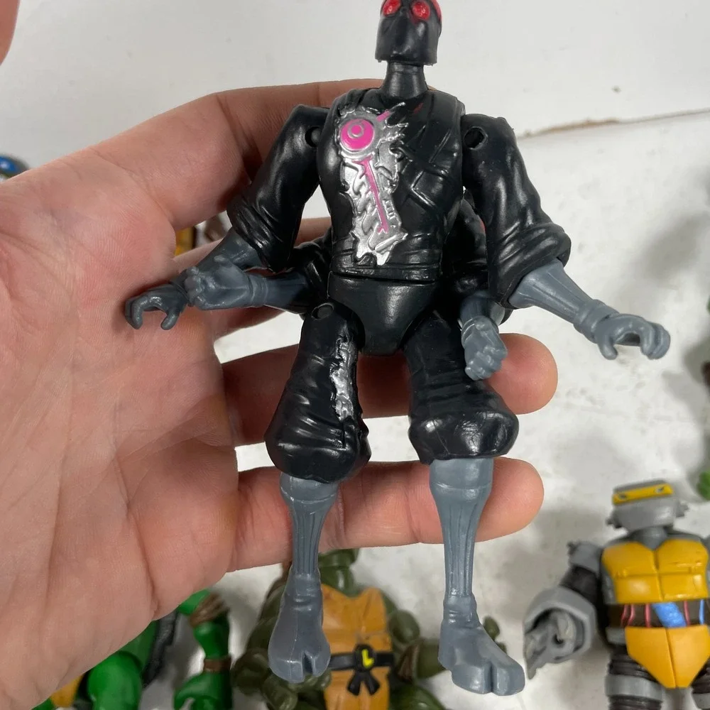 TMNT Ninja Turtles Action Figures Lot of 8 Cockroach Foot Soldier Metalhead